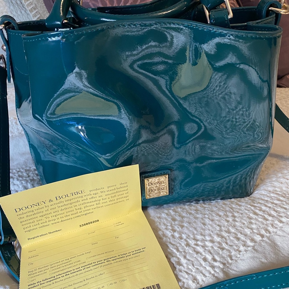 Dooney & Bourke Brenna Patent Satchel